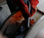 Восстановление лопаток ротора дробильной установки Barmac VSI 7150B 392